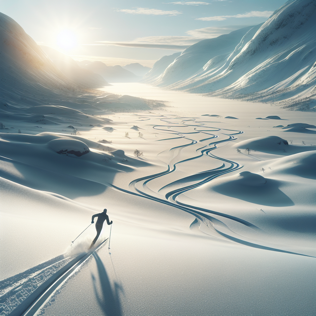 Cross-Country Skiing in Hardangervidda National Park