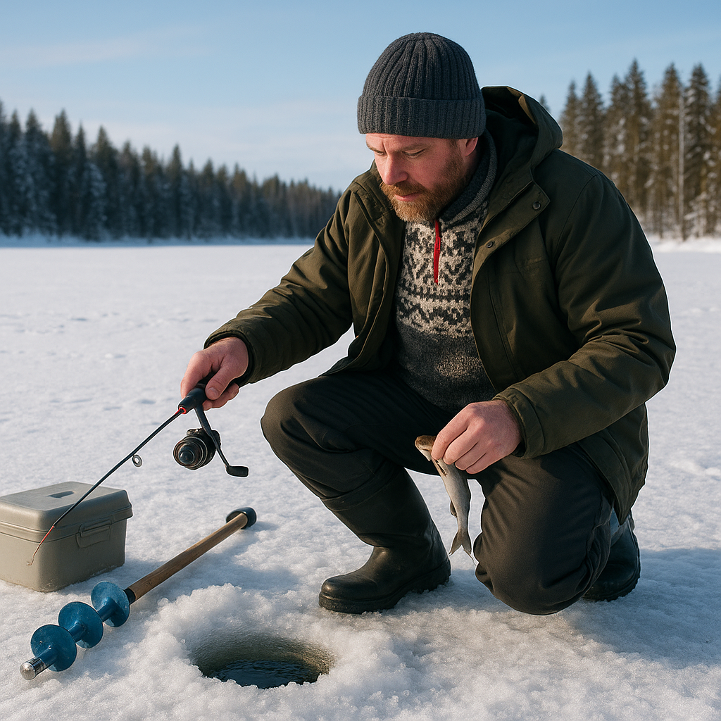 How to Try Ice Fishing Like a True Norwegian
