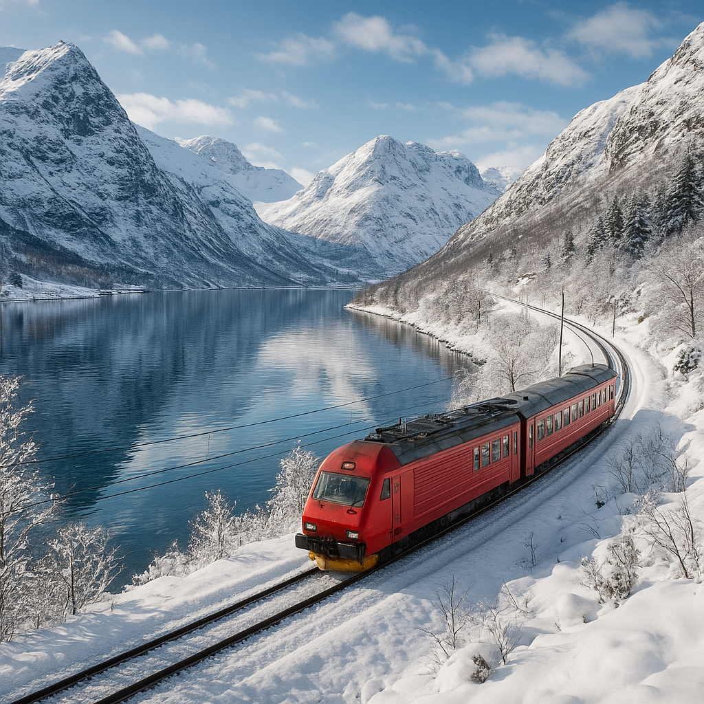 The Most Breathtaking Winter Train Journeys in Norway