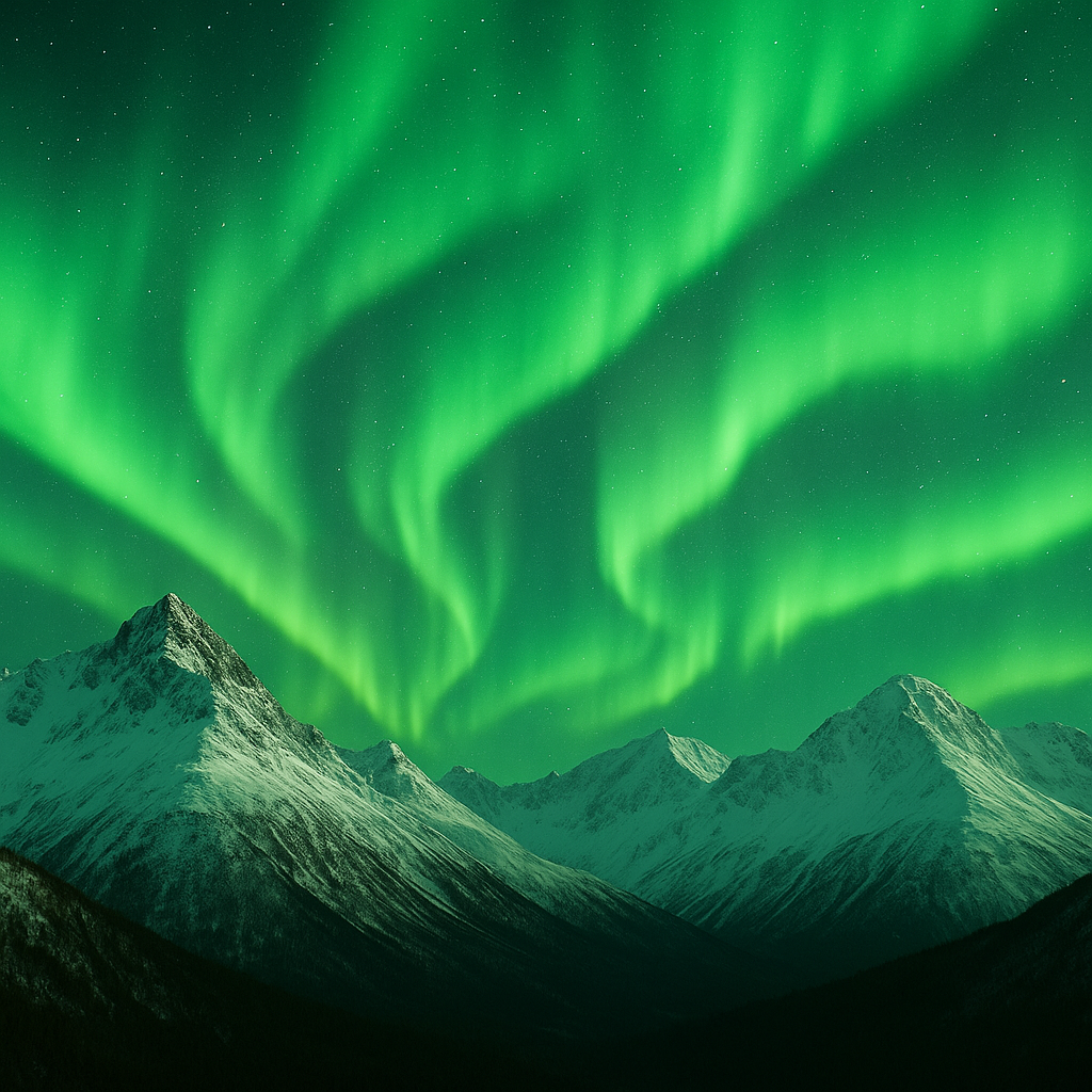 How to Photograph the Northern Lights Over Snowy Peaks