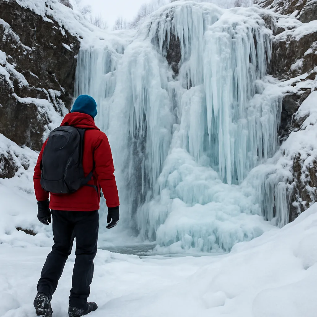 How to Explore Norway’s Frozen Waterfalls Safely