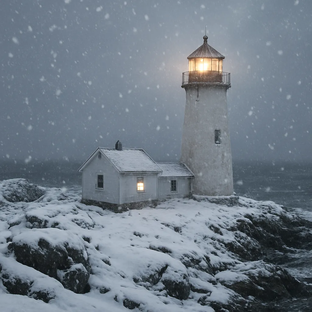 The Magic of Staying in a Remote Lighthouse During Winter